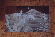 “Coyotes” backsplash