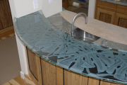 "Monstera" bar top